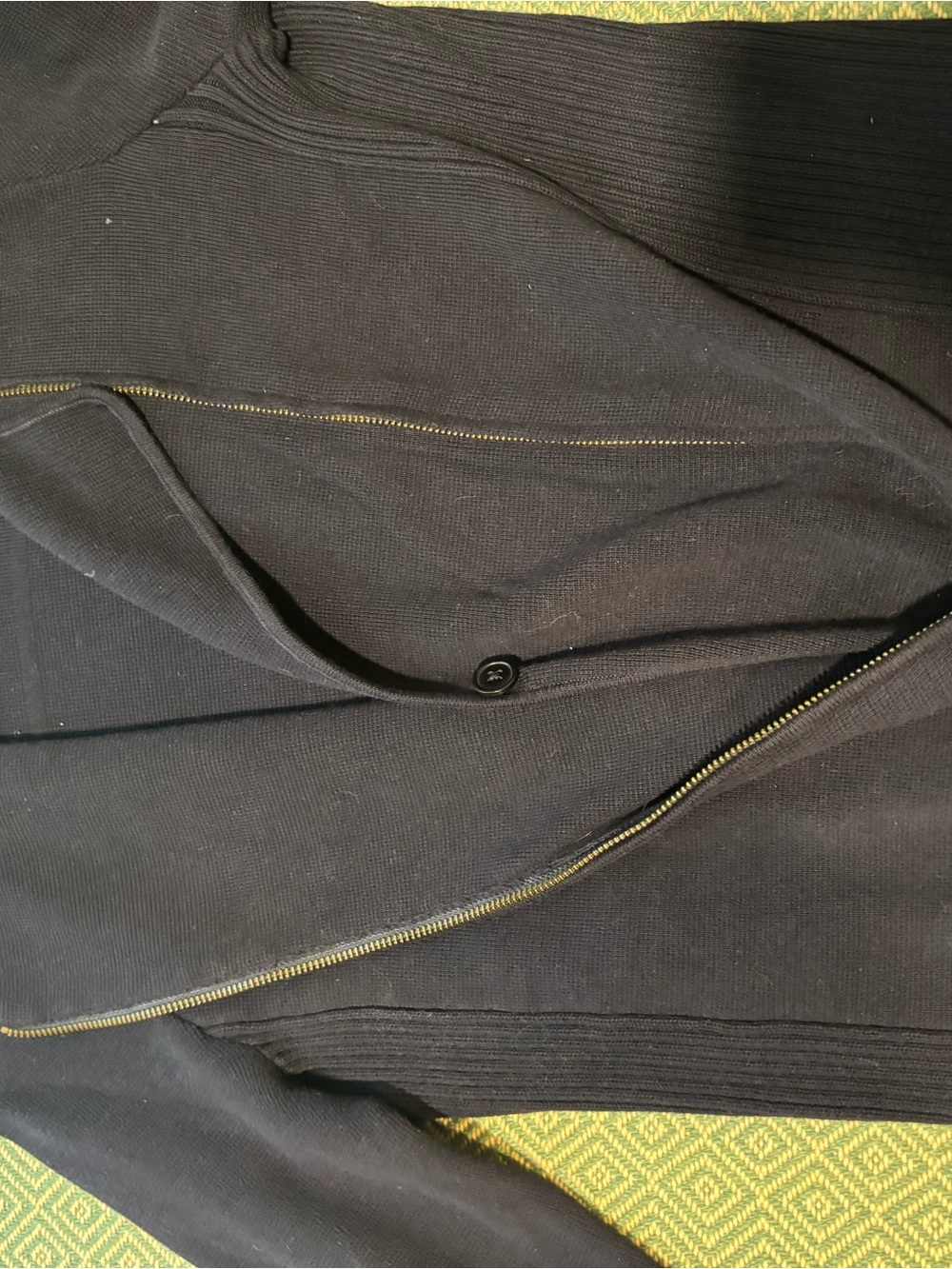 Talbots Navy Ribbed Crew Sweater - Picture 12 of 14